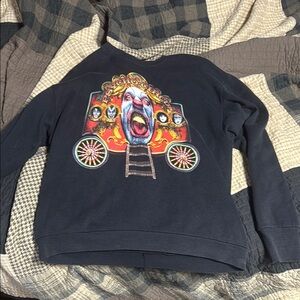 Vintage KISS Psycho Circus Sweatshirt Sweater Promo L VTG Band Rock 1998